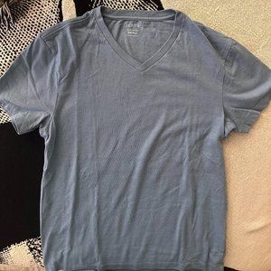 J. Crew Factory blue v-neck t-shirt